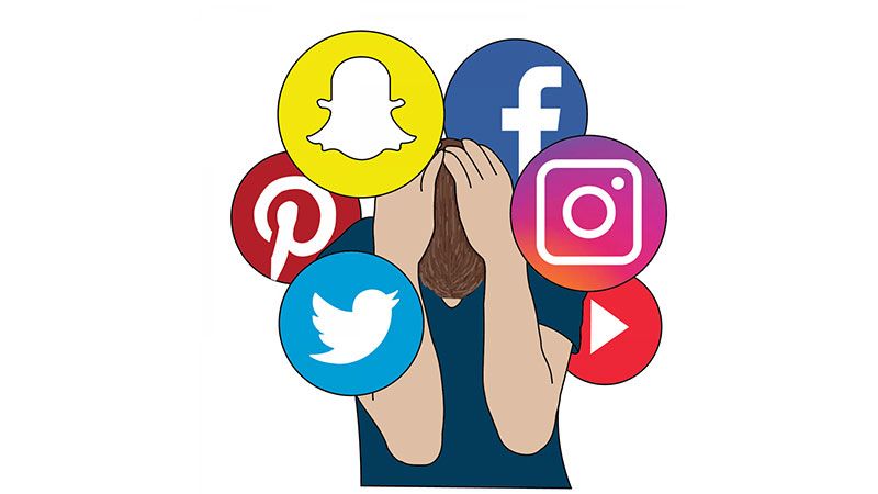 أضرار شبكات التواصل الاجتماعي على الصحة العقلية..